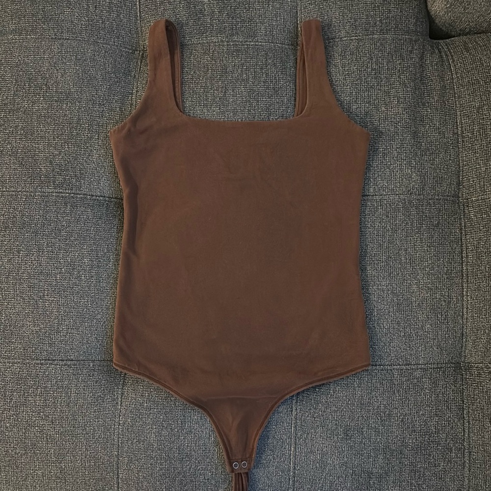 Abercrombie Cotton Seamless Fabric Tank Bodysuit